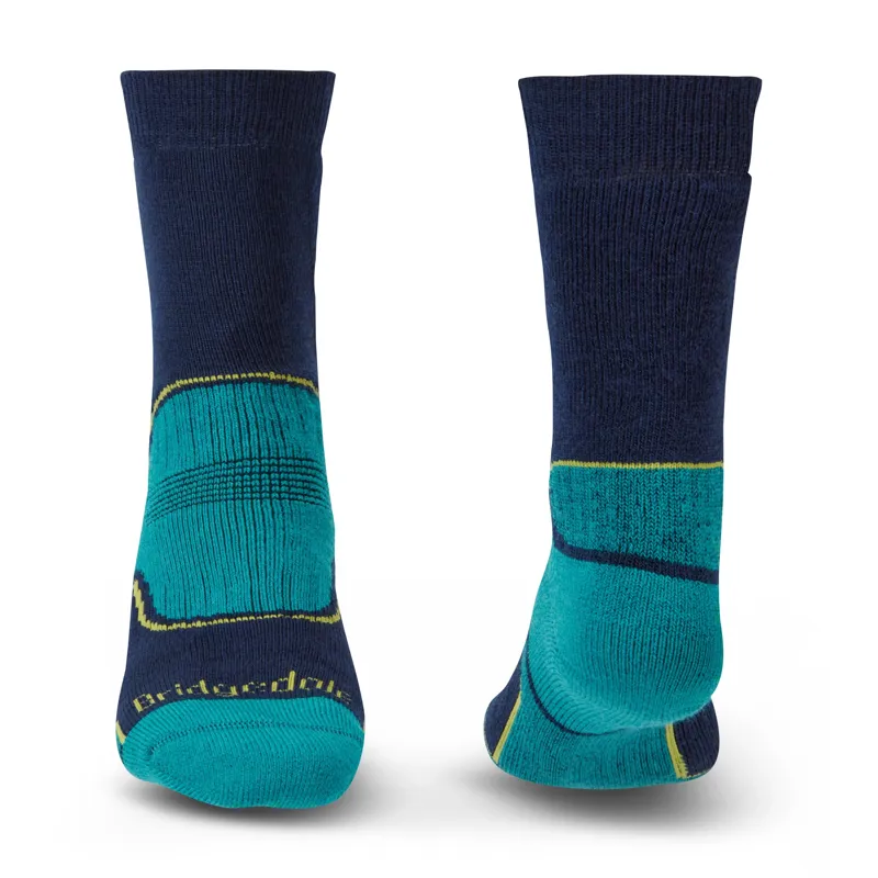 Bridgedale Hike Midweight Merino Boot Socks Mens in Petrol/Navy-1